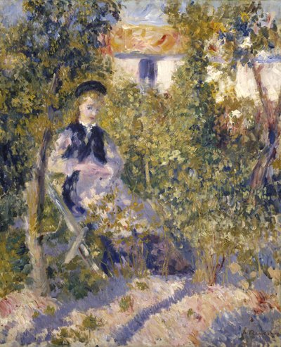 Nini nel giardino (Nini Lopez) da Pierre Auguste Renoir
